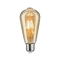 Paulmann LED Vintage Lamp ST64, 6W, E27, gold, gold light, dimmable