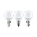 Paulmann Paulmann LED 3-pack 5,5W E14 2700K, drop