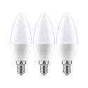 Paulmann Paulmann LED 3-pack 5,5W E14 2700K, candle
