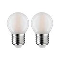 Paulmann Filamentlamp druppelvorm P45 set van 2 E27 5W 470lm 2700K CRI >80 