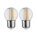 Paulmann Filamentlamp druppelvorm P45 set van 2 E27 5W 470lm 2700K CRI >80 