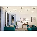 Paulmann LED Deco Globe G95 Top mirrored Lamp SILVER, 230V, E27, 6.5W 2700K 600lm