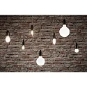 Paulmann LED Filament Drop lamp P45, 230V, E27, 4.8W 6500K 470lm, dimmable, glass clear