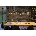 Paulmann LED Filament Drop Lamp P45, 230V, E14, 4.7W 2500K 430lm, dimmable, gold glass clear