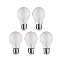 Paulmann LED lamp pear set of 5 E27 7W 806lm 2700K CRI 80-89