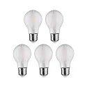 Paulmann LED lamp peervorm set van 5 E27 7W 806lm 4000K CRI 80-89