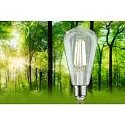 Paulmann lamp Edison pear shape ECO-LINE ST64 FILAMENT switchable ST64 clear E27 4W 840lm 4000K 360° CRI >80  clear