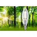 Paulmann Filamentlamp kaarsvorm ECO-LINE E14 2,5W 525lm 3000K CRI 80-89 