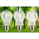 Paulmann Filamentlamp standaardvorm ECO-LINE AGL set van 3, schakelbaar A60 helder E27 3x 4W 840lm 3000K 360° CRI >80  helder