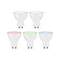 WIFI LED Smart gloeilamp RGBW ZigBee aanstuurbaar GU10 4,8W 350lm 2200-6500K 38° CRI 80-89 dimbaar