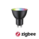 Paulmann WIFI LED Smart gloeilamp RGBW ZigBee aanstuurbaar GU10 4,8W 350lm 2200-6500K 38° CRI 80-89 dimbaar