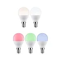 Paulmann WIFI LED Smart light bulb RGBW ZigBee controllable E14 5W 470lm 2200-6500K CRI 80-89 dimmable