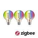 Paulmann WIFI LED Smart gloeilamp RGBW ZigBee aanstuurbaar E27 6,3W 470lm 2200-6500K CRI 80-89 dimbaar