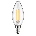 Paulmann Filamentlamp kaarsvorm ECO-LINE CANDLE schakelbaar P45 helder E14 4W 840lm 3000K 360° CRI >80  helder