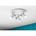 Paulmann Spot ZYLI 3-vlams, rond GU10 IP44, chroom, wit dimbaar