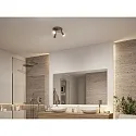 Paulmann ceiling luminaire CAROLINA 3 flames GU10 IP44, chrome 