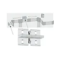 Paulmann Montage beugel DUO set van 4, transparant