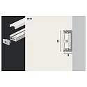 Paulmann Profiel YOURLED STRIP BASE met omslag, aluminium geëloxeerd, satijn