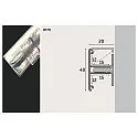 Paulmann Profiel YOURLED STRIP DUO, aluminium geëloxeerd