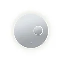 mirror with lighting MIRRA LED Ø 60CM . INK. 3X ZOOM round, with cosmetic mirror IP44, white dimmable