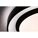 wall and ceiling luminaire RAINBOW DYNAMIC large, tunable white, RGB IP20, black, white dimmable