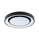 wall and ceiling luminaire RAINBOW DYNAMIC large, tunable white, RGB IP20, black, white dimmable