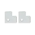 Hoekverbinder MAXLED STRIPE met stekker, set van 4, wit