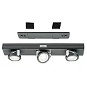 Paulmann Onderbouwarmatuur ROTATE LED 3-vlams, met schakelaar, instelbaar, antraciet dimbaar 3x18lm 3000K 105° 105°