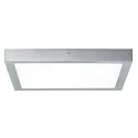 Paulmann Wand- en plafondarmatuur LUNAR LED hoekig, medium, schakelbaar, chroom mat 