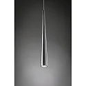 Paulmann Paulmann LED Pendant luminaire Gutta brushed aluminum, 1 flame 1x 7W