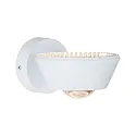 Paulmann Wandarmatuur SABIK LED up down, met lensoptiek IP44, wit mat dimbaar