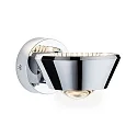 Paulmann Wandarmatuur SABIK LED up down, met lensoptiek IP44, chroom dimbaar