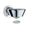 Paulmann Wandarmatuur SABIK LED up down, met lensoptiek IP44, chroom dimbaar