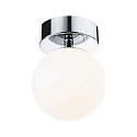 Wand- en plafondarmatuur GOVE IP44, chroom, mat 