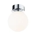 Wand- en plafondarmatuur GOVE IP44, chroom, mat 