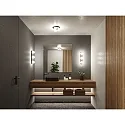 Paulmann wall and ceiling luminaire GOVE G9 IP44, mat, black 