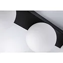 Paulmann Wand- en plafondarmatuur GOVE G9 IP44, mat, zwart 