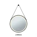 Paulmann mirror with lighting MIRRA Ø 60CM round, CCT Switch, with touch dimmer, with tape, with heating function IP44