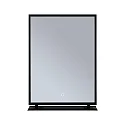 Paulmann Spiegel met verlichting MIRO 45 X 60CM hoekig, Tunable White, met plank IP44, zwart mat 