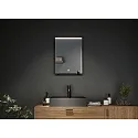 Paulmann Spiegel met verlichting MIRO 45 X 60CM hoekig, Tunable White, met plank IP44, zwart mat 