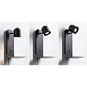 Paulmann Leesarmatuur MALENA met USB-aansluiting GU10 IP20, zwart 