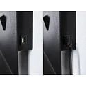 Paulmann Leesarmatuur MALENA met USB-aansluiting GU10 IP20, zwart 