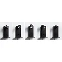 Paulmann Leesarmatuur MALENA met USB-aansluiting GU10 IP20, zwart 