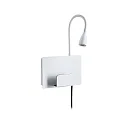 Paulmann Leesarmatuur HALINA LED met USB-aansluiting IP20, wit 