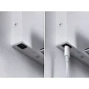 Paulmann Leesarmatuur HALINA LED met USB-aansluiting IP20, wit 