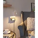 Paulmann Leesarmatuur HALINA LED met USB-aansluiting IP20, wit 