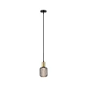 Pendelarmatuur RAVI IP44 instelbaar E27 IP44, goud, zwart
