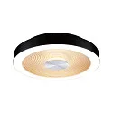 Wand- en plafondarmatuur VOLEA Ø 32CM direct / indirect IP44, goud, zwart, zilver dimbaar