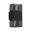 outdoor wall luminaire THARIN up / down, square, adjustable IP44, black 