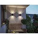 outdoor wall luminaire THARIN up / down, square, adjustable IP44, black 